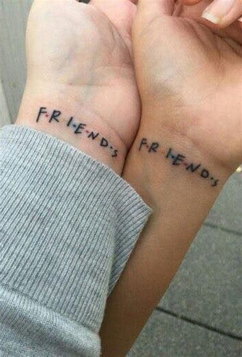 friends matching tattoos small|best friend small matching tattoos.